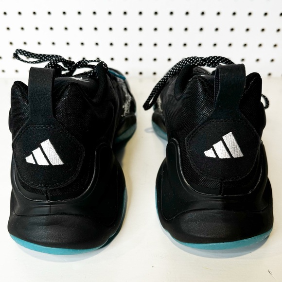 Adidas | RARE Impact FLX 2 TF “Venom” Black Colorway Spider-man Sneakers Sz 10.5 - Picture 11 of 14